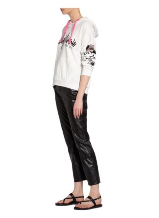 Princess Goes Hollywood Hoodie Mit Paillettenbesatz weiss