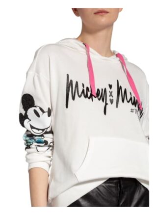 Princess Goes Hollywood Hoodie Mit Paillettenbesatz weiss