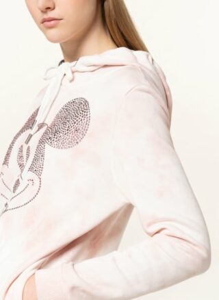 Princess Goes Hollywood Hoodie Mit Schmucksteinbesatz rosa