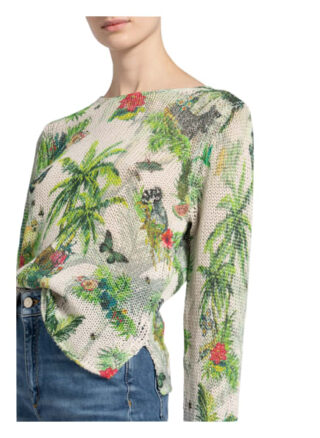 Princess Goes Hollywood Pullover Mit Leinen weiss