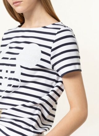 Princess Goes Hollywood T-Shirt Mit Schmucksteinbesatz weiss