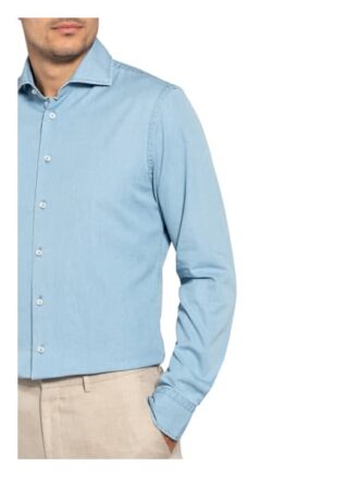 PROFUOMO Business-Hemd Herren, Blau