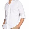 PROFUOMO Casual-Hemd Herren, Weiß