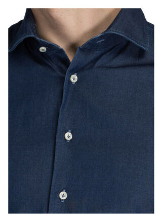 PROFUOMO Jeanshemd Herren, Blau
