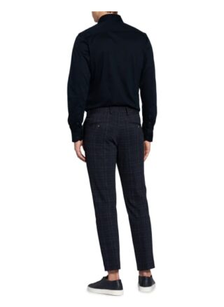 PROFUOMO The Knitted Shirt Jerseyhemd Herren, Blau