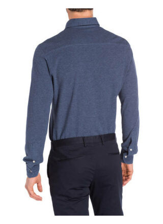 PROFUOMO Piqué-Hemd Herren, Blau