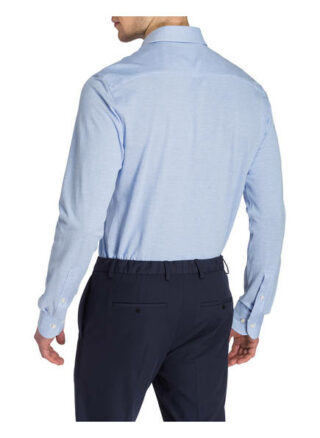 PROFUOMO Piqué-Hemd Herren, Blau
