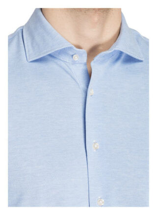 PROFUOMO Piqué-Hemd Herren, Blau