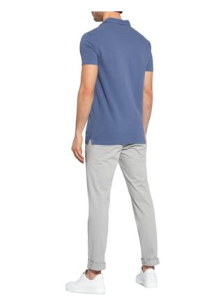 PROFUOMO Pique-Poloshirt Herren, Blau