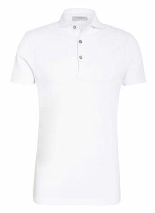 PROFUOMO Pique-Poloshirt Herren, Weiß