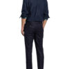 Pt Torino Flanellhose Gentleman Fit blau