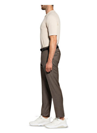 Pt Torino Flanellhose Slim Fit braun