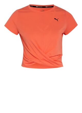 Puma Cropped-Shirt Twisted orange