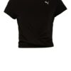 Puma Cropped-Shirt Twisted schwarz