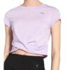 Puma Cropped-Shirt Twisted violett