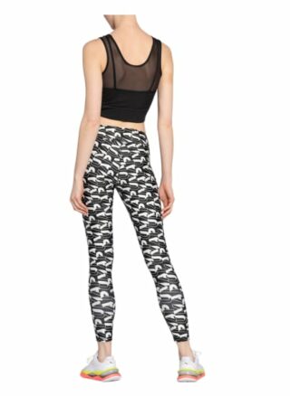 Puma Cropped-Top Studio Mit Mesh-Einsatz schwarz