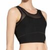 Puma Cropped-Top Studio Mit Mesh-Einsatz schwarz