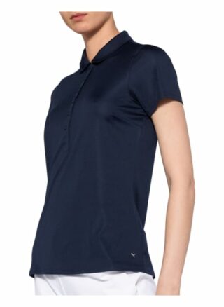 Puma Funktions-Poloshirt roteation Mit Mesh-Einsatz blau