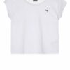 Puma T-Shirt Untamed Mit Mesh-Einsatz weiss