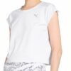 Puma T-Shirt Untamed Mit Mesh-Einsatz weiss