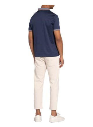 Ragman Jersey-Poloshirt blau