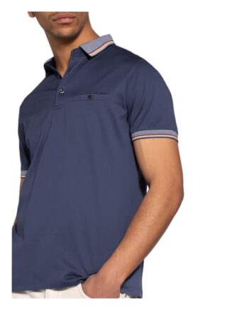 Ragman Jersey-Poloshirt blau
