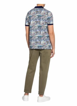 Ragman Piqué-Poloshirt blau