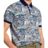 Ragman Piqué-Poloshirt blau