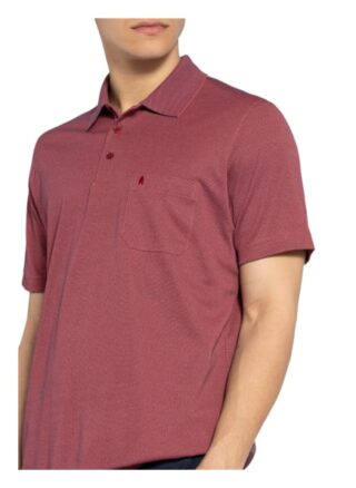 RAGMAN Piqué-Poloshirt Herren, Rot