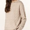 Ralph Lauren Collection Strick-Hoodie Aus Cashmere grau