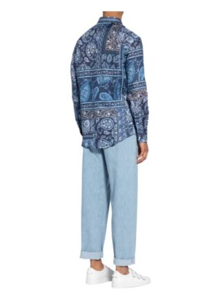 Ralph Lauren Purple Label Hemd Philip Slim Fit blau