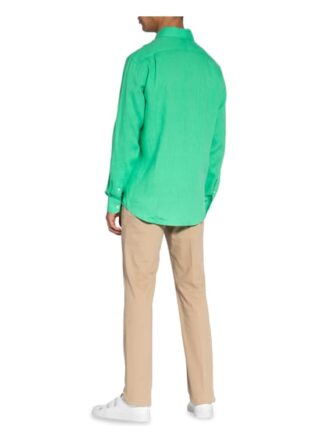 Ralph Lauren Purple Label Leinenhemd Regular Fit gruen