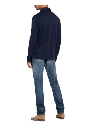 Ralph Lauren Purple Label Piqué-Poloshirt blau