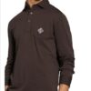 Ralph Lauren Purple Label Piqué-Poloshirt braun