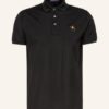 Ralph Lauren Purple Label Piqué-Poloshirt schwarz