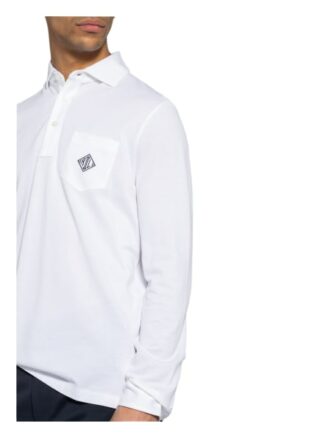 Ralph Lauren Purple Label Piqué-Poloshirt weiss