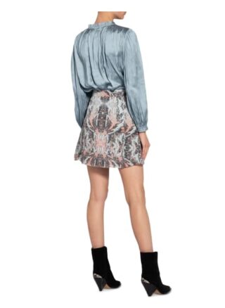 Reiss Blusenshirt Everley Mit Plissees blau