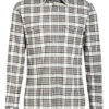 Reiss Flanellhemd Alano Regular Fit grau