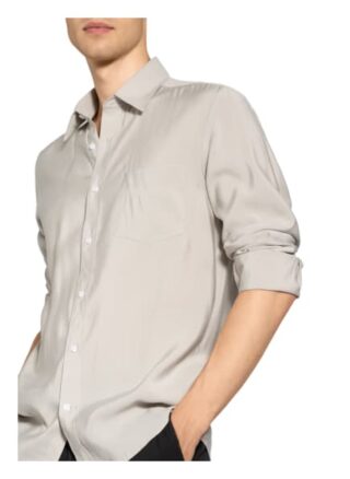 REISS Bronte Casual-Hemd Herren, Grau