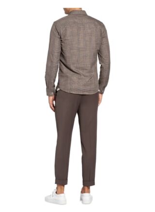 Reiss Hemd Peaky Regular Fit braun