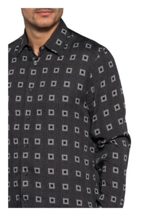 Reiss Hemd Punk Slim Fit schwarz