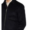 Reiss Jacke Rivet Mit Teddyfell-Besatz blau