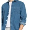 Reiss Jeanshemd Maverick Slim Fit blau