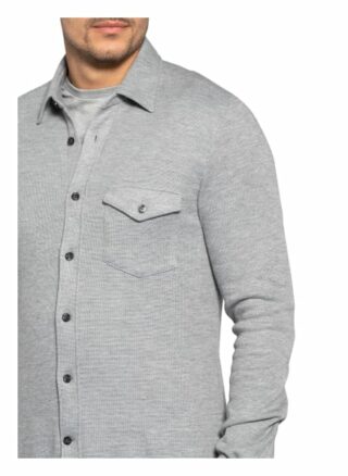 REISS Scott Jerseyhemd Herren, Grau