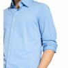 REISS Voyager Jersey-Hemd Herren, Blau