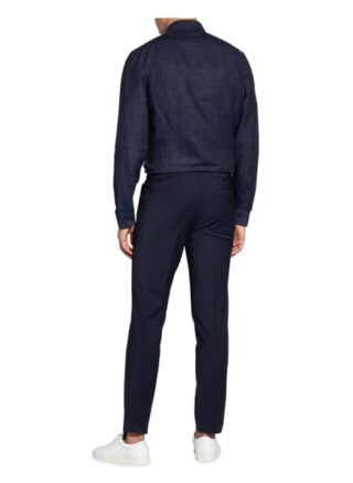 REISS Ruban Leinenhemd Herren, Blau