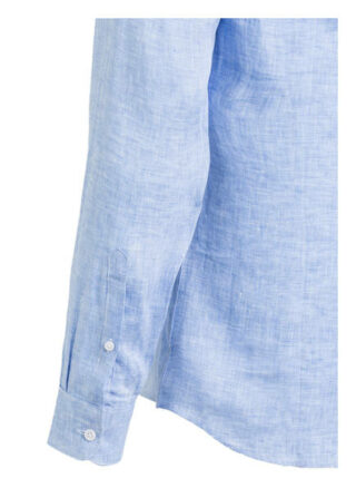 REISS Ruban Leinenhemd Herren, Blau