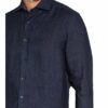 REISS Ruban Leinenhemd Herren, Blau