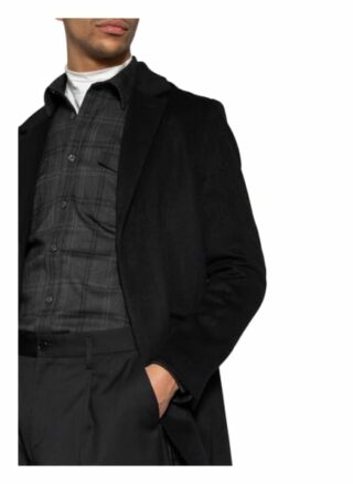 Reiss Mantel Coal schwarz