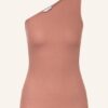 Reiss One-Shoulder-Top Polina rosa